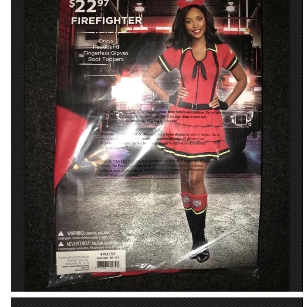 Woman firefighter costume